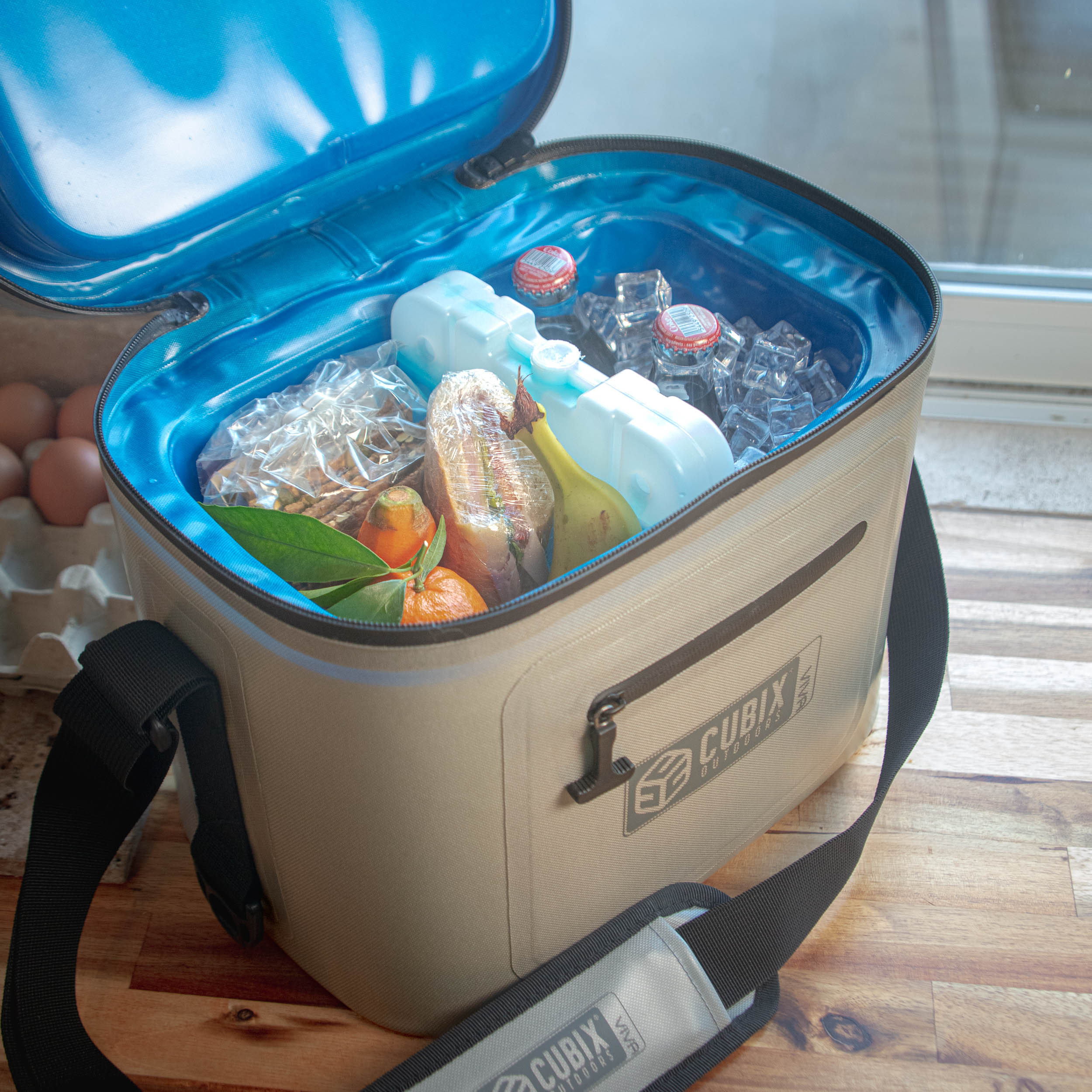 8L Marine Grade Soft Cooler - Gray