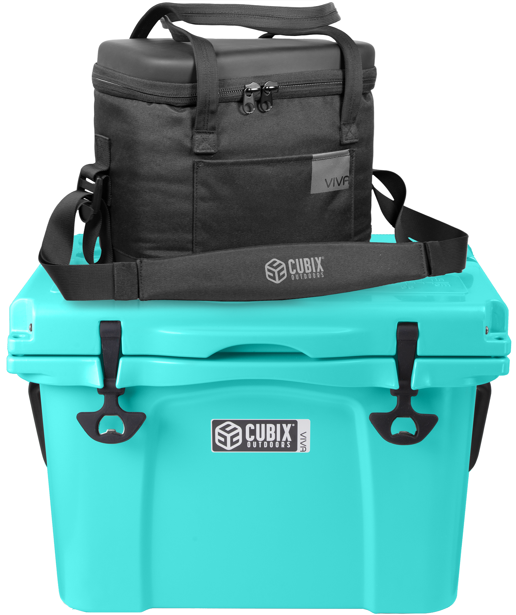 25 Quart Hard Cooler with 8L Soft Cooler- Viva