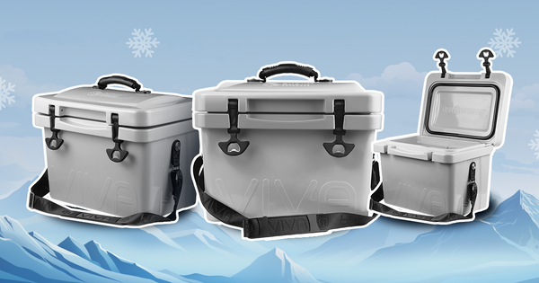 14 quart viva cooler in gray