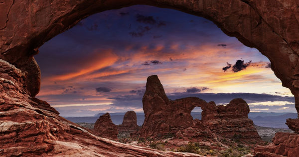 The arches in Arches National Park